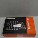 A-Premium Polished Aluminum Alternator & Power Steering Bracket Kit Compatible with 1982-1992 Ford Small Block 302 5.0L V8 Engines