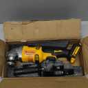Cordless Angle Grinder Compatible with Dewalt 20V Max Battery(NO Battery) Brushless 4-1/2" Angle Grinder for Cutting, Griding, Polishing(10000RPM) (NO Wheels) (Yellow and Black)