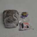 morvally Short Gray White Undersea Witch Costume Wigs with Shell Necklace and Earrings for Women Cosplay Halloween Party (White)