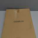 Decorative Coffee Table Serving Tray, Long Octagonal Black Wood Tray with Wooden Bead, Farmhouse Big for Ottoman Table, Countertop, Home Decor, 16.5"x13"x1.6" (Retro Black)