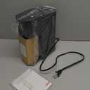 Mini Hot and Iced Coffee Maker Single Serve, for K Cup and Ground, 6 to 14 Oz Brew Sizes, with Recipe Book, for Home, Travel, RV, Office and Dorm, Classic Black (2.0 Version)