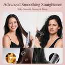 5 in 1 Hot Air Styler- Blowout Brush Hair Dryer Set for Salon Blowouts, Smooth Curls, Volumizing and Straightening, Professional Hair Styler Set, Anti-Frizz, Compact Design with Travel Bag