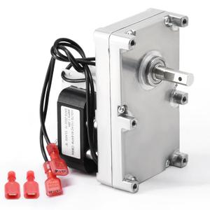 Replacement C-E-010 Auger Motor for Breckwell P23, P24, P24I, P2700, P2000, P2000I, P23I, P28I, P26 Pellet Stoves, 4 RPM Clockwise (CW) Auger Motor with Hole for Breckwell Pellet Stoves