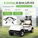 ALMULOO 6 Inches A-Arm Lift Kit Compatible with 1985-1995 YAMAHA Golf Cart G2 G9 Electric or Gas Model Powder Coated
