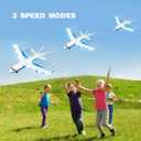 4DRC Remote Control Airplane for Kids Boys Adults, G2 Remote Control Plane Jet for Beginners Adult, Ready to Fly Airplane with One Key Aerobatic LED Light, RC Plane for Kids, 2 Battery