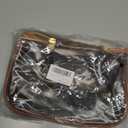 New Retro Vintage Vanity Bag, Clear Makeup Organizer with Handle, Large Capacity Water Resistant Cosmetic Toiletry Bag for Women, Travel Skincare Storage Case, Vintage Makeup Pouch