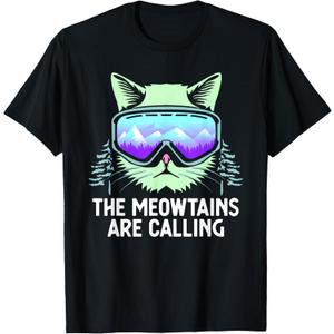 Cool Snowboard for Men Women Kids Ski Lover Mountain Skier T-Shirt, Size: Small