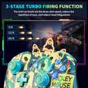 NBCP For Switch Wireless Gaming Controller ,Compatible with PC Switch/Lite/OLED, Switch 2, Android & iOS - with 2 Macro Buttons,Motion sensing,Adjustable dual vibration, TURBO,Drift repair,1000Hz Polling, 7-Color RGB Light (Micky Mouse -Green)