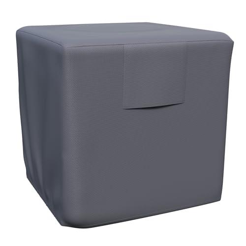 AKEfit Air Conditioner Cover for Outside, Heavy Duty Waterproof AC Defender with Durable Oxford Fabric, Veranda AC Protector (Grey, 30W x 30D x 32H)
