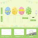 EAMBRITE Easter Decorations Outdoor Easter Egg Lights, Lighted Large Eggs Stake/Hanging/Table with Timer for Yard Signs, Window, Home, Pathway, Lawn, Garden, Spring, Indoor Outside Decor