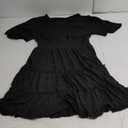 Ovokcina Dress Black Women , Size XL