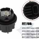 Car Rear Taillight Module Uint, LED RR Combination Assembly, for Toyota C-HR 2018-2022,For Camry 2017-2022,For Lexus LS500 LS500h 2018-2022, No.81536-52C80
