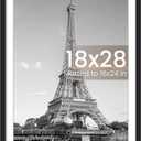 upsimples 18x28 Picture Frame, Wall Decor Poster Frames, Black 1 Pack