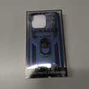 2 x IKAZZ for iPhone 15 Pro Max Case 6.7 Inch with Screen Protector,Military Grade Shockproof Heavy Duty Protective Phone Cover Pass 16ft Drop Test with Magnetic Kickstand Car Mount Holder,Blue