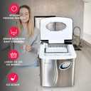 Frigidaire EFIC115 Extra Large Ice Maker, Stainless Steel, 48 lbs per Day