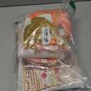 Costova Peach Baby Shower Decorations, A Sweet Little Peach Is on The Way Party Supplies, Peach Themed Backdrop Balloon Tablecloth Tableware with Plates Napkins Forks for Sweet as a Peach Girls