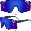 FIXEROS Two Size Polarized Baseball Sunglasses For Adults and Youth Boys Girls Kids UV400 Men Women Cycling Sports Glasses