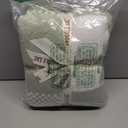 Snuggle Sac Checkered Blanket, Sage Green Throw Blanket for Couch Plaid Microfiber Fluffy Warm Cozy Fuzzy Soft Throw Blanket Reversible Checker Blankets for Sofa, Chair, Bed, 50x60 inches