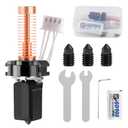 Hotend Kit for Flashforge Adventure 5M, 5M Pro 3D Printer, ad5m Extruder Hot End Replacement, with 0.2,0.4,0.6,0.8mm Hardened Steel Nozzle, Ceramic Heater and Thermistor