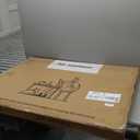 Folding Desk 40 Inch - Small Foldable Desk for Small Space Minimalist, Space Saving Collapsible Compact Desk Portable Table for Craft, Writing, Study and Work (No Assembly Required) (Black)