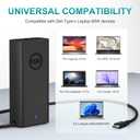 65W Laptop Fast Charger USB C Compatible with Dell Latitude Charger 5320 5520 5530 Latitude Charger 7200 7320 7330 2-in-1,Inspiron 15 16, Chromebook 11 13,XPS 13 15 Included Power Cord