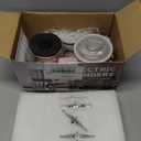 Electric Spice and Nut Grinders - 3 Stainless Steel Blades, 1 Filter, 1 Brush - 500W Grinder for Kitchen Dry Use (Black)