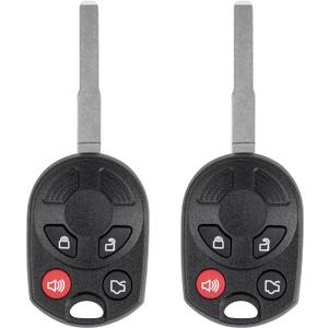 Vurkcy Key Fob Replacement for 2012-2019 Ford Focus/ 13-19 Escape C-Max/ 15-18 Fiesta/ 14-20 Transit Car Keyless Entry Remote Control, OUCD6000022, 4 Btn, 2Pcs