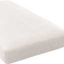 H.VERSAILTEX Super Stretch Individual Chaise Cover Sectional Couch Covers for L Shaped Sofa Both Left/Right Featuring Thick Jacquard Textured Twill Fabric (1 Piece Chaise Cover, Ivory)