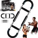 Twister Arm Trainer, Adjustable Twister Arm Chest & Arm Workout Equipment for Men & Women, Ergonomic Detachable Arm Trainer Home Gym Strength Trainer with Anti-Slip Handles & Carry Bag