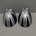 Compatible with Mini Cooper Accessories Decoration ABS Rearview Side Mirror Cover Caps Shell Case,for F Series 2014-2019 (Union Jack G, with Light Hole)