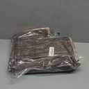 RUGSREAL 2x6 Runner Rug Washable Kitchen Runner Rug Modern Abstract Runner Mat for Hallway Contemporary Solid Rug Non-Slip Foldable Aesthetic Accent Floor Carpet for Living Room Bedroom, Brown