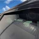 in-Channel Window Visors Rain Guards for 2019-2025 Silverado 1500 Sierra 1500 with Crew Cab, 4PC Side Window Wind Deflectors Vent Visor Sun Shades
