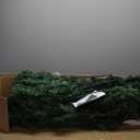 ININ 8FT Prelit Christmas Spruce Artificial Tree with Led Lights, Lighted Christmas TreeHinged Full Xmas Tree for Home Party Decoration,750 LED Lights,2168 Branch Tips, Metal Hinges & Foldable Base.