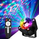 Disco Ball Lamp with Sound Activated Strobe Light and Remote Control, Party Lights Kit for Home Karaoke, Club, Wedding Events