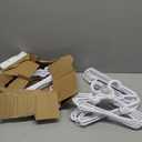 VTRIN Baby Hangers 60 Pack Large Capacity Hard Plastic Kids Hangers Suitable for All Clothes of Infant and Toddler, Such as Short, Shirts and Thick Coats, for Kids Clothes (White)