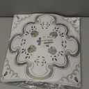 Dureidos Peel and Stick Floor Tiles:12"x12" Waterproof Vinyl Flooring, Self-Adhesive Easy to Install Green Tile Sticker, 10PCS Covering 10 Sq.Ft For Bathroom, Kitchen, Bedroom