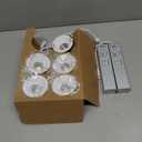 Adetu 2 Inch 5CCT White LED Recessed Ceiling Light with Junction Box, 2700K/3000K/4000K/5000K Selectable, CRI90, 8W COB, 780LM, Dimmable Canless IP65 Waterproof Downlight-ETL&FCC (White, 5 Pack)