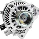 Alternator New 11176N 1.8L Compatible with 2006-2011 Honda Civic L4, 80A 12V CW, 7-Groove Pulley,Replac for 31100RNAA01, 31100RNAA01RM, 31100RNAA012M2, AHGA67, A002TC1391