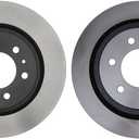 ACDelco Silver Front and Rear Disc Brake Rotors