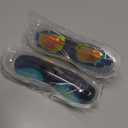 Aegend Kids Swim Goggles, Pack of 2 Swimming Goggles for Children Boys & Girls Age 3-14 (Aqua & Black Orange)