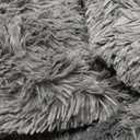 OLANLY 8x10 Machine Washable Large Area Rugs for Living Room, Bedroom, Soft Fluffy Shaggy Bedside Rug, Indoor Floor Carpet for Kids Girls and Boys, Dorms, Nursery, Home Decor Aesthetic, Grey