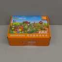 Easter Gifts Building Set for Kids -12-in-1 Bunny Carrot House Building Toy with Prefilled Eggs, Fun Easter Basket Stuffer & Decorations for Boys & Girls 6+, Rabbit Farm Life with Hen, Sheep, Flower