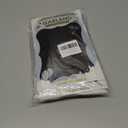 6P Wavy Metallic Foil Fringe Banner Tinsel Banner Backdrop Garland Curtains for Parade Floats Wedding Birthday Parties Decoration Halloween Christmas (Black)