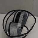 Sponge Core Dog Cone, Inflatable Dog Cone Collar Alternative, Dogs Donut Collar After Surgery, Soft Cone for Large Medium Small Dogs to Stop Licking, No Inflation Required, Clear View(Size 4, Gray) (Size 4(Neck: 12.5"- 15.0"))