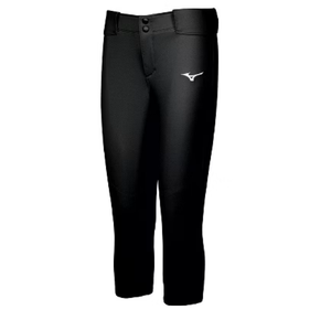 Mizuno Youth Girl's Prospect Softball Pant (Medium, Black)
