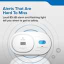 Kidde Carbon Monoxide Detector, AA Battery Powered, Digital Backlit Display, Portable for Travel or Home, LED Status Indicators, 85 dB Alarm, 5th Edition, COBD
