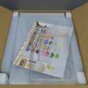 12 Pack Large Shoe Storage Box, Clear Shoe Storage Organizer with Magnetic Door, Stackable,Shoe Containers For Display Sneakers, Easy Assembly, Fit up to US Size 12, Clear