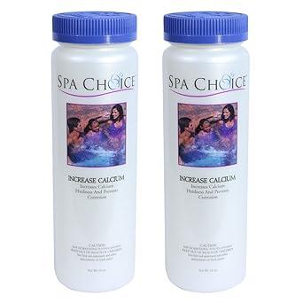 SpaChoice 14-Ounces Premium Increase Calcium, Calcium Hardness Increaser Hot Tub, Made in USA Pack Of Two