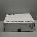 KES Black Shower Faucet Set with 12" Rectangle Rain Head, Shower Head System with 3-Modes Handheld Spray, Pressure-Balanced Anti-Scald Valve, XB6247S12-BK