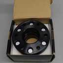 KSP 6X5.5 Wheel Spacers for Silverado Sierra,1.5"(38mm) Real Forged Spacers with 78.1mm Hub Bore M14x1.5 Studs fit for Tahoe Avalanche Express Suburban Sierra Yukon (black)